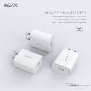 WEX -V8 ühekordne pakpoordi seinalaadija usb laadija