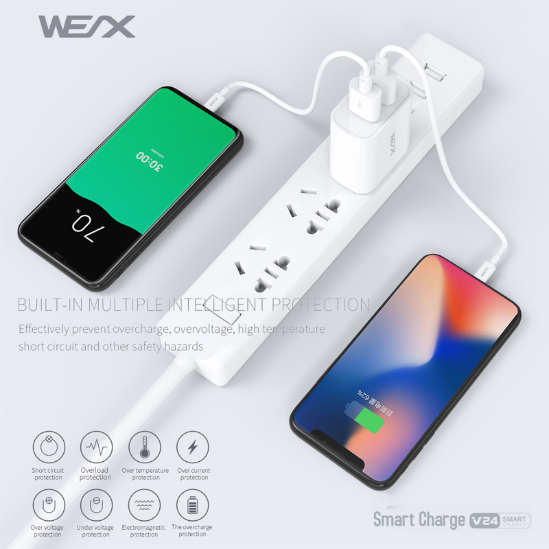 WEX V24 seinalaadija, USB laadija, kiirlaadur, topeltpordi laadija